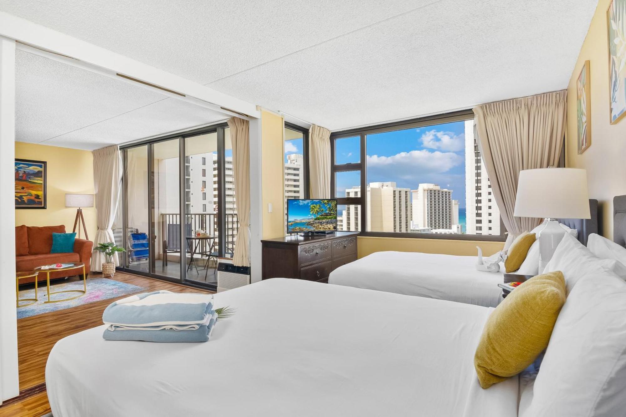 Beautiful 1Br, Steps To Waikiki Beach And Parking Honolulu Extérieur photo